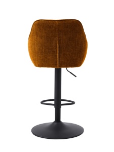Scaun bar AVOLA SELECT, Galben mustar, 53x96-110x51 cm