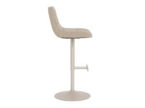 Scaun de bar Adisa V1, Bej, 95x47x52.5 cm - Img 4