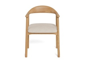 Scaun dining Addi, Bej, 75x56.8x52.5 cm - Img 4