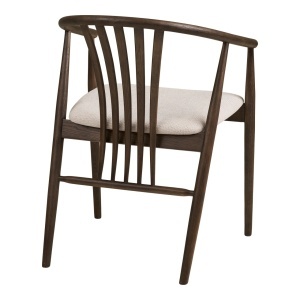 Scaun dining Agustin, Gri, 54x57x78 cm - Img 2