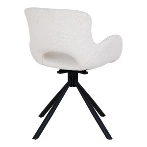 Scaun dining Amorim, Alb/Bej, 58x59x82.5 cm - Img 2
