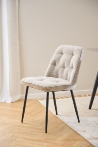 Scaun dining Brooke, Bej, 84x50x55 cm - Img 2
