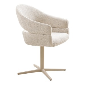 Scaun dining Dover, Bej, 60x58x87 cm