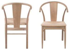 Scaun dining Janik, Alb, 83x54x54 cm - Img 7