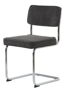 Scaun RUPERT, Gri, 53x84x50 cm