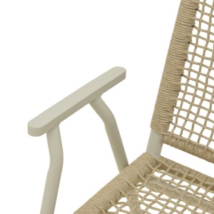 Scaun stivuibil, Weave, Natural, 63x57x86 cm - Img 8
