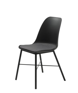 Scaun WHISTLER, Negru, 54x83x47 cm