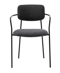 Scaun ZAMA, Gri inchis, 54x77x55 cm
