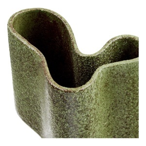 Vaza decorativa, Verde inchis, 19x14.5x14.5 cm - Img 4
