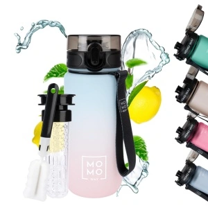 Sticlă de Apă Tritan Fără BPA, 600 ml – Ideală pentru Copii și Activități Outdoor