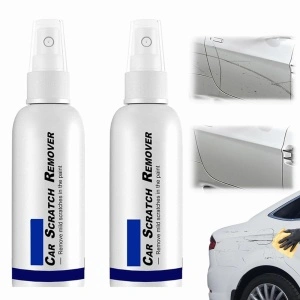 Kit Îndepărtare Zgârieturi Auto Spray și Pastă Protecție Anti-Zgârietură – Set 2 bucăți