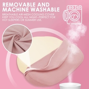 Pernă de sarcină ergonomică din spumă cu memorie (Pregnancy Wedge Pillow) - Img 2