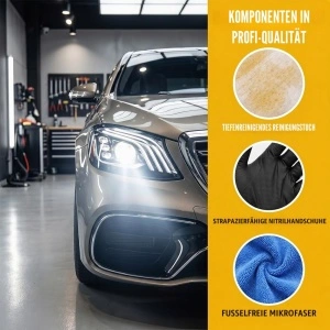 Headlight Restoration Kit Removes Yellowing & Oxidation with 4 Cloths & Gloves - Img 4