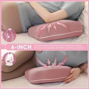 Pernă de sarcină ergonomică din spumă cu memorie (Pregnancy Wedge Pillow) - Img 3