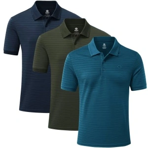 Tricou polo bărbați mânecă scurtă uscare rapidă respirabil golf/tenis – Navy Marimea XXL
