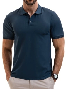 Tricou Polo Bărbați Vortewind – Mânecă Scurtă, Uscare Rapidă, Sport/Casual, L