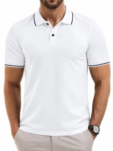 Tricou Polo Bărbați Vortewind – Mânecă Scurtă, Uscare Rapidă, Sport/Casual, S