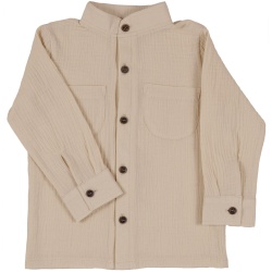 Camasa copii din muselina bumbac 100% beige Per Bambini