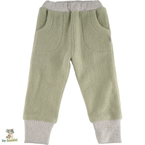 Compleu pentru copii din lana fiarta,Culoare Dusty Green - Img 3