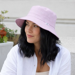 Pălărie de Damă din In Prespălat ,Culoare Pink