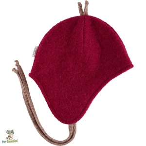 Caciula copii din lana fiarta, Culoare Fuxia - Img 2