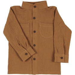 Camasa copii din muselina bumbac 100% camel Per Bambini