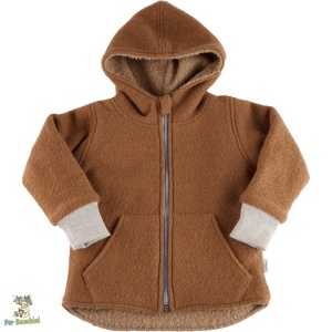 Compleu pentru copii din lana fiarta,Culoare Camel - Img 2