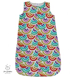 Sac de dormit din muselina tip maieu,Culoare Curcubeu - Img 3