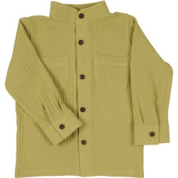 Camasa copii din muselina bumbac 100% verde praz Per Bambini
