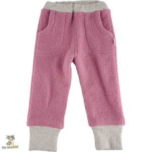 Compleu pentru copii din lana fiarta,Culoare Old Pink - Img 3