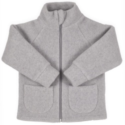 Jacheta copii din lana fleece culoare gray