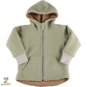 Compleu pentru copii din lana fiarta,Culoare Dusty Green - Img 2