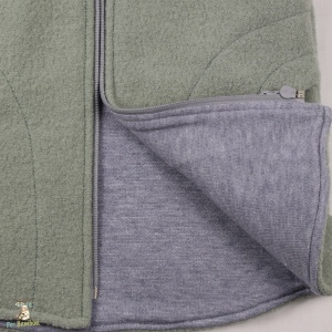 Vesta din lana fiarta ,Culoare Dusty Green - Img 2