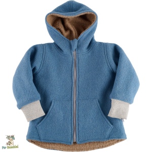 Compleu pentru copii din lana fiarta,Culore Blue - Img 2