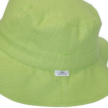 Pălărie de Damă din In Prespălat ,Culoare Verde Fistic - Img 4