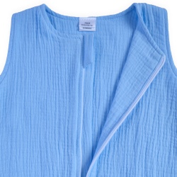 Sac de dormit din muselina tip maieu,Culoare Blue - Img 2