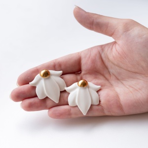 Cercei Stud - Lotus Stilizat