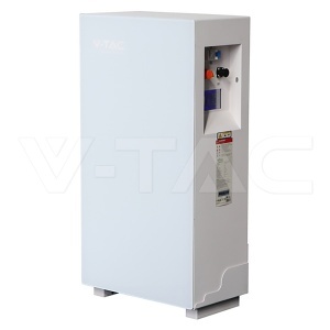 Acumulator V-TAC 16.07 kWh IP20 6000 Cicluri Corp ALB Din Sticla - Img 2