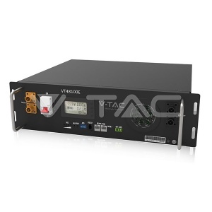 Acumulator V-TAC 5.12kWh, Montaj in Rack, IP20, 51.2V, 6000 Cicluri
