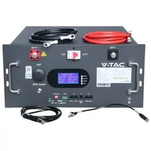 Acumulator V-TAC 9.6kWh 48V LiFePO4 IP20 Versiune Wi-FI