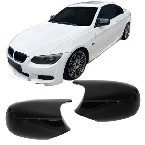 Capace oglinzi BMW E90 E91 E92 E93 FL negru lucios