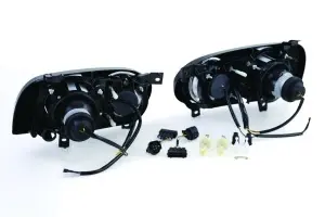 Faruri VW Golf 3 'Hella Twin look Dual Round' cu lupa - Img 5