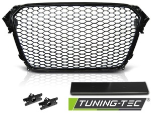 Grila Audi A4 S4 B8 (2011 - 2015) 'RS Style' negru lucios - Img 3