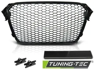 Grila Audi A4 S4 B8 (2011 - 2015) 'RS Style' negru lucios - Img 3