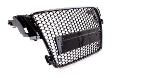 Grila Audi A5 8T (2007 - 2011) RS look negru lucios PDC - Img 5