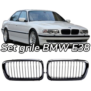 Grila BMW E38 negru lucios