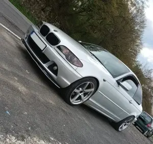 Grila BMW E46 coupe cabrio FL FACELIFT negru lucios - Img 6
