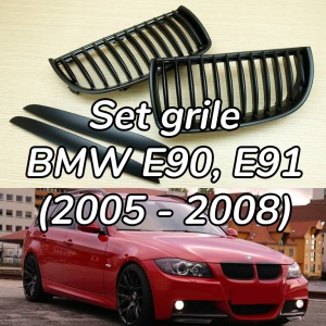 Grila BMW E90 E91 NFL negru mat