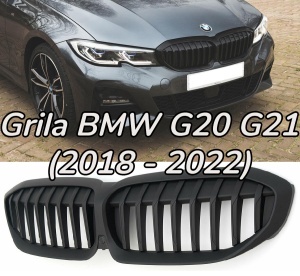 Grila BMW G20 G21 negru mat