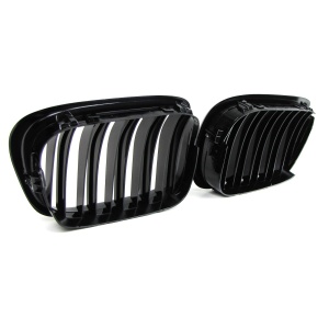 Grila dubla BMW E39 M-LOOK negru lucios - Img 3